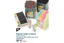 papstar rietjes of sticks