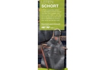 leren schort