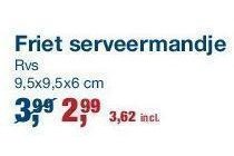 friet serveermandje