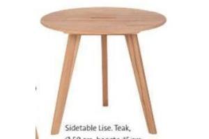 sidetable lise