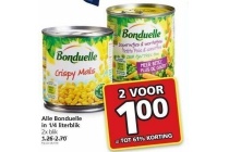 alle bonduelle in 1 4 literblik