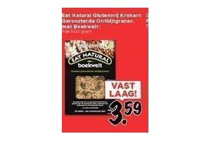 eat natural glutenvrij krokant geroosterde ontbijtgranen