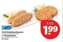 plus kabeljauwburgers