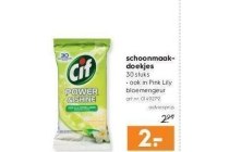 cif schoonmaakdoekjes