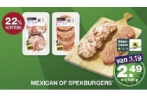 mexican of spekburgers