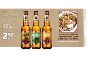 thornbridge speciaalbier nu eur2 32 per stuk