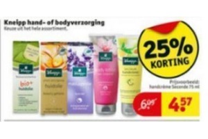 kneipp hand of bodyverzorging