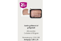 jumbo grillworst of grillgehakt