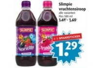 slimpie vruchtensiroop