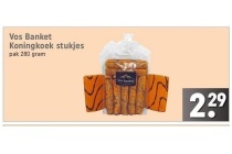 vos banket koningkoek stukjes