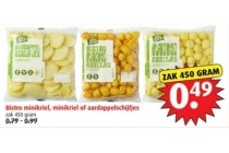 bistro minikriel minikriel of aardappelschijfjes