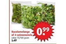 rucolamelange of 4 seizoenensla