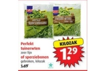 perfekt tuinerwten of sperziebonen