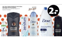 axe dove rexona deodorant axe en dove douchegel 250 ml en zendium