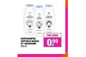 babyshampoo zeepvrije wasgel of badschuim