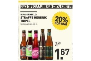 verschillende speciaalbieren