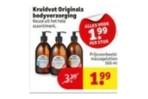 kruidvat originals bodyverzorging