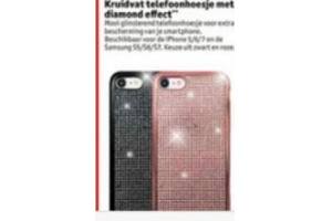 kruidvat telefoonhoesje met diamond effect