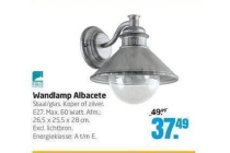 wandlamp albacete