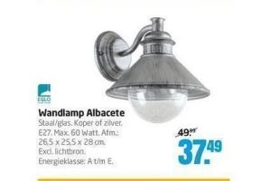 wandlamp albacete