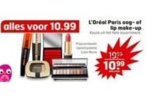 l oreal paris oog of lip make up