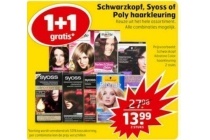 schwarzkopf syoss of poly haarkleuring