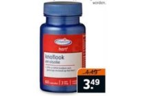 trekpleister knoflook en visolie capsules