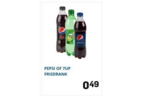 pepsi of 7up frisdrank