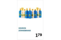 hegron zonnebrand