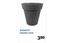 bloempot graniet look