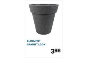 bloempot graniet look