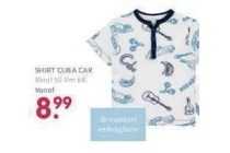 prenatal shirt cuba car