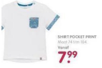 prenatal t shirt pocket print