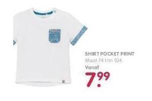 prenatal t shirt pocket print