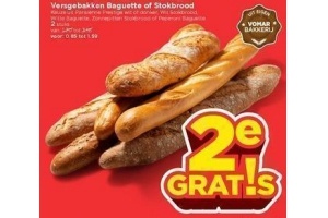 versgebakken baguette of stokbrood