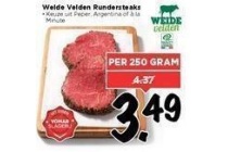 weide velden rundersteak