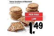 verse crackers of beschuit