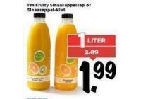 i m fruity sinaasappelsap of sinaasappel kiwi