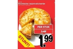 roomboter appelcaketaartje