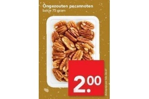 ongezouten pecannoten