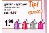 gieter sprayer