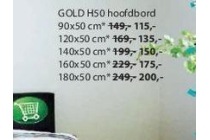 gold h50 hoofdbord