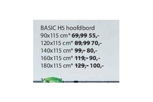 basic h5 hoofdbord