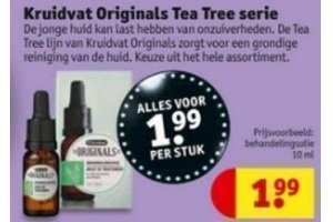 kruidvat originals tea tree serie