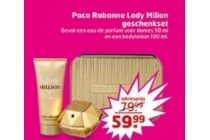 paco rabanne lady million gecshenkset