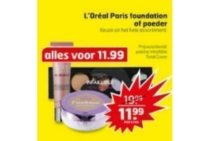 loreal paris foundation of poeder
