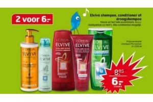 elvive shampoo conditioner of droogshampoo