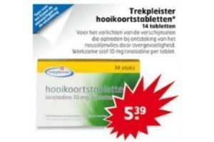 trekpleister hooikoortstabletten