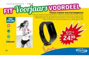 fitness tracker met hartslagmeter