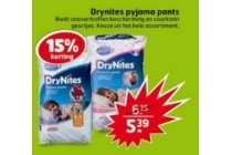 drynites pyjama pants